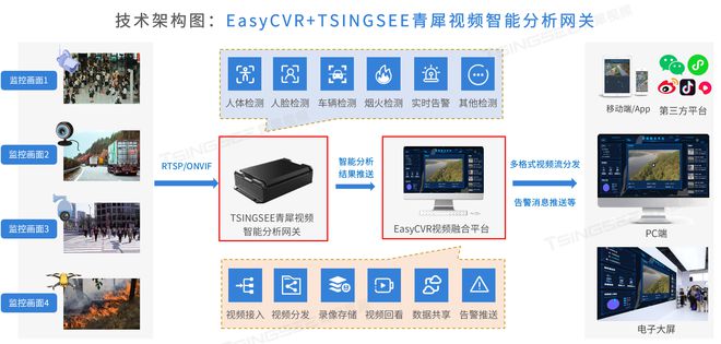 亿博TSINGSEE青犀AI视频识别技术+危化安全生产智慧监管方案(图1)