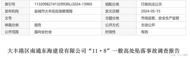 亿博(yibo)体育官网入口app盐城港保税物流中心仓储项目事故查明擅自解开安全